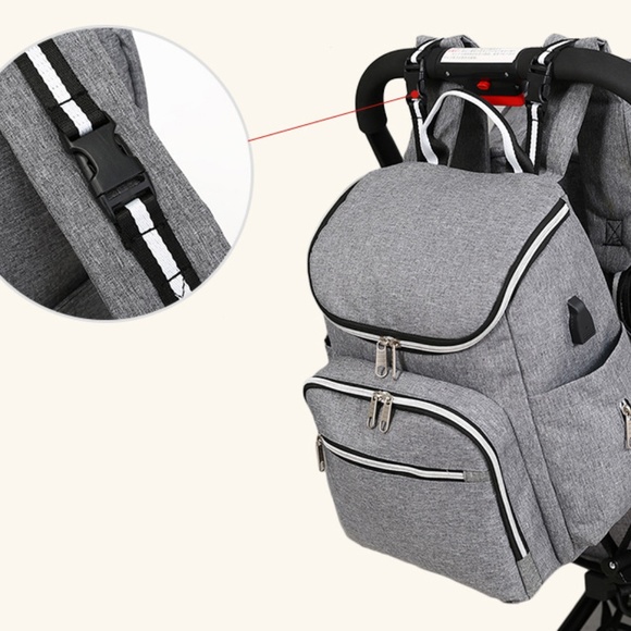 🍼🤱🎒Multifunctional Baby Diaper Backpack USB Charging - Picture 4 of 12
